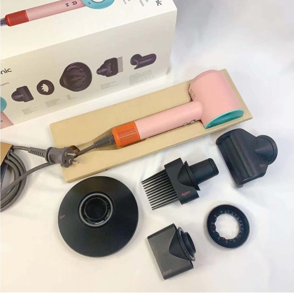 Dyson Supersonic Limited Edition Ceramic Pop Hair Dryer w Attachments
